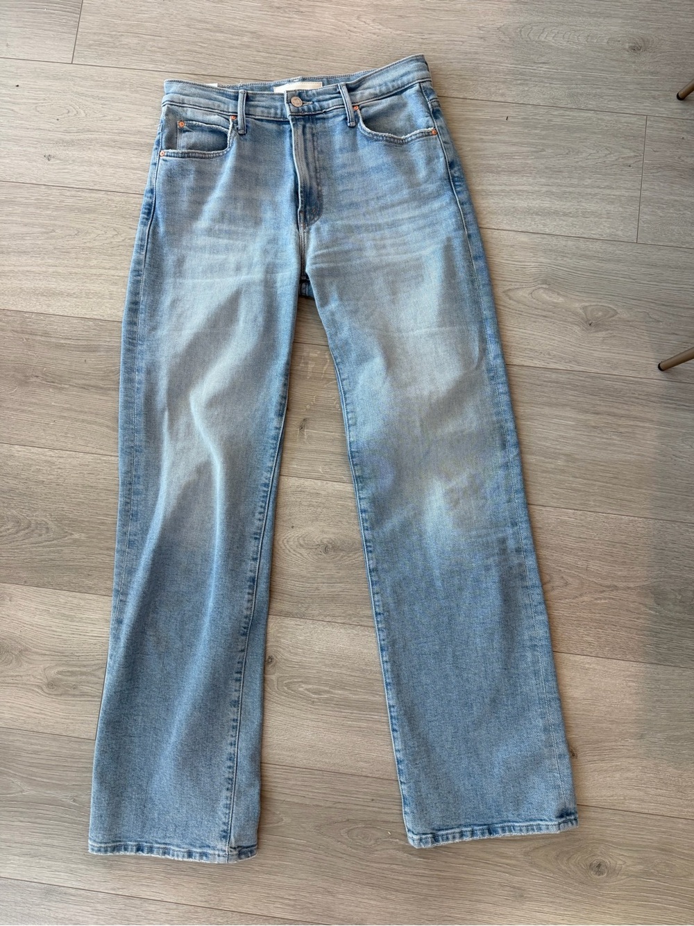 Mother the kick it go long jeans; worn 3x